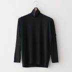 NTSNT - シルキーテンセル・ベアフライス タートルネックカットソー #95 Black [SN_NC0202TN]