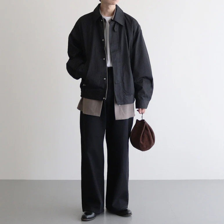 CORPORATE BLOUSON #BLACK STRIPE [FSC253-30226B]