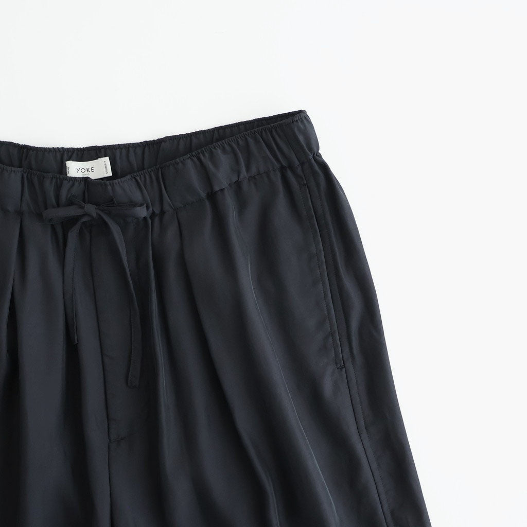 CUPRO EASY PANTS #BLACK [YK26SS01288P]