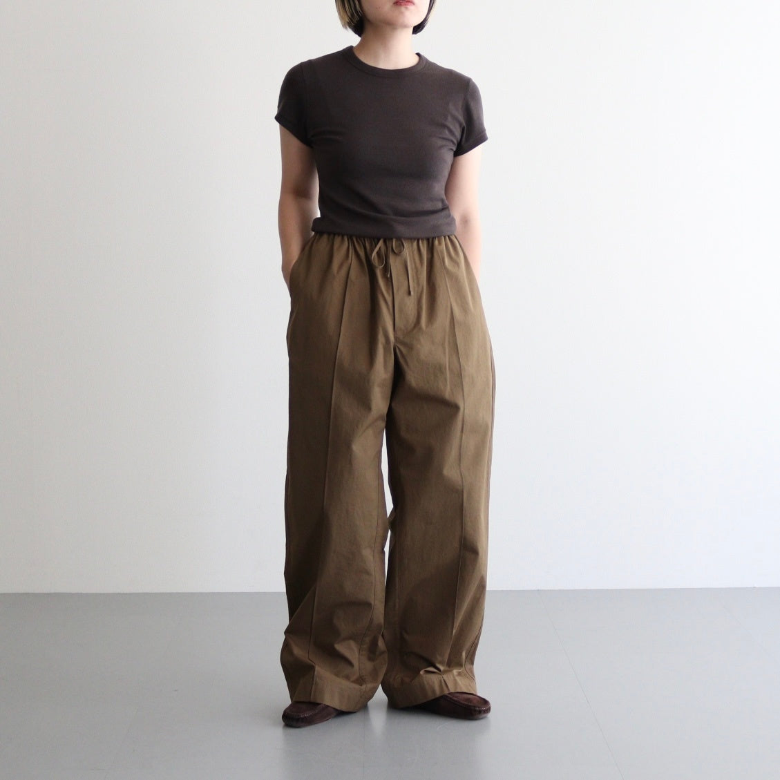Cotton Easy Pants #CAM [12510716] - ciacura 三重県四日市市の