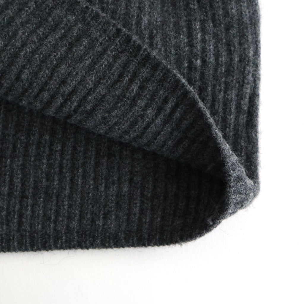Rib Short Length P/O #CHARCOAL [I25AW-K1]