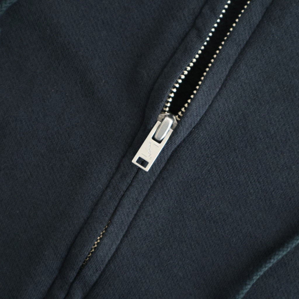 HIGH TWIST LIGHT SWEAT ZIP PARKA #INK BLACK [A26SP01MU]