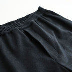 Wool Smooth Flannel Easy Wide Pants #BLACK [GU263-40523B]