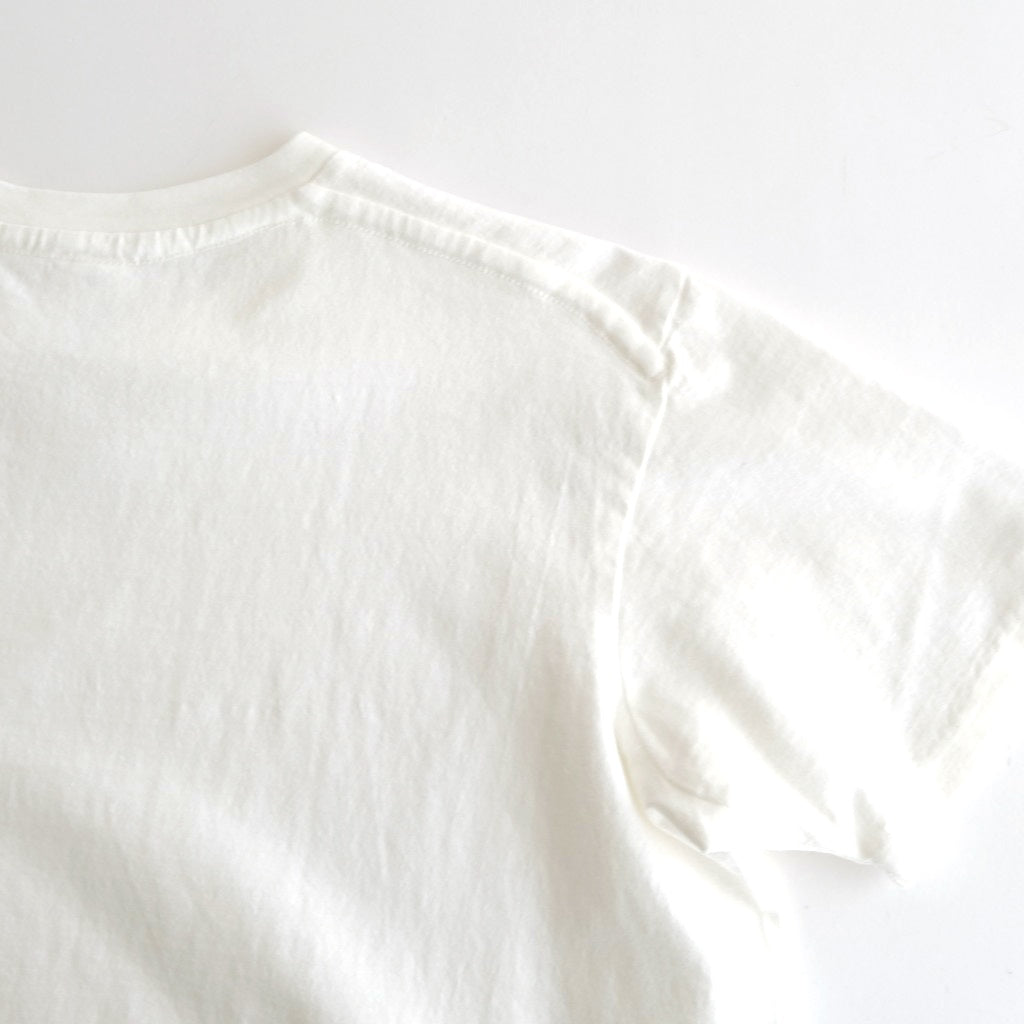 丸胴 POCKET S/S T SHIRT #white [85009]