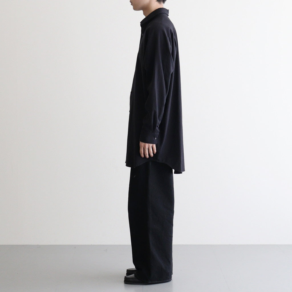 ヨークスリーブシャツ-P #BLACK [D225-T810-P]