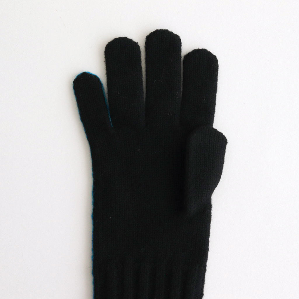 KNIT GLOVES #BLACK [YK24FW0835A]