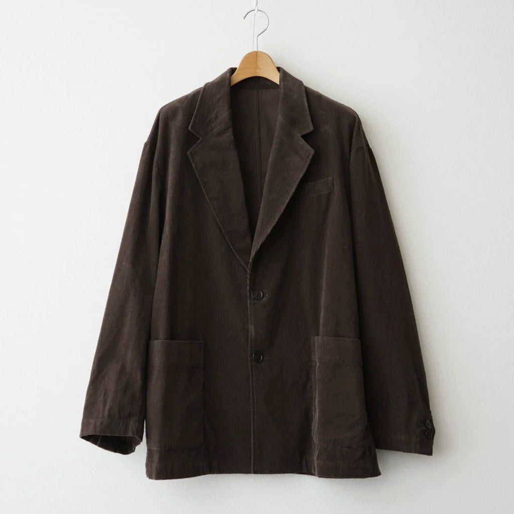 VINTAGE CORDUROY SINGLE BREASTED JACKET #BROWN [ST.1580]