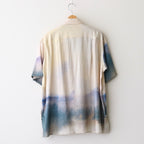 LANDSCAPE PRINTED OPEN COLLAR SHIRT #IVORY [YK25SS0933SH]
