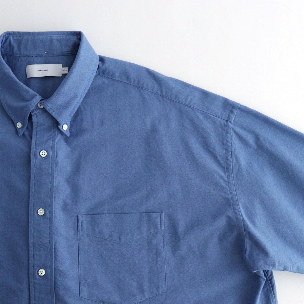 Oxford L/S Oversized B.D Shirt #SAX [GM261-50021B]