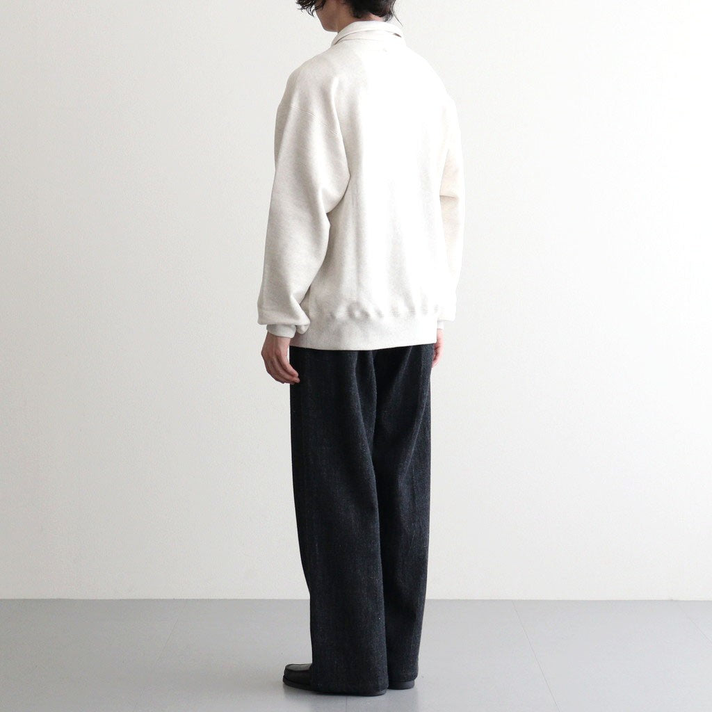 Half-Snap Sweatshirt #Heather Gray [OFH011PO61]