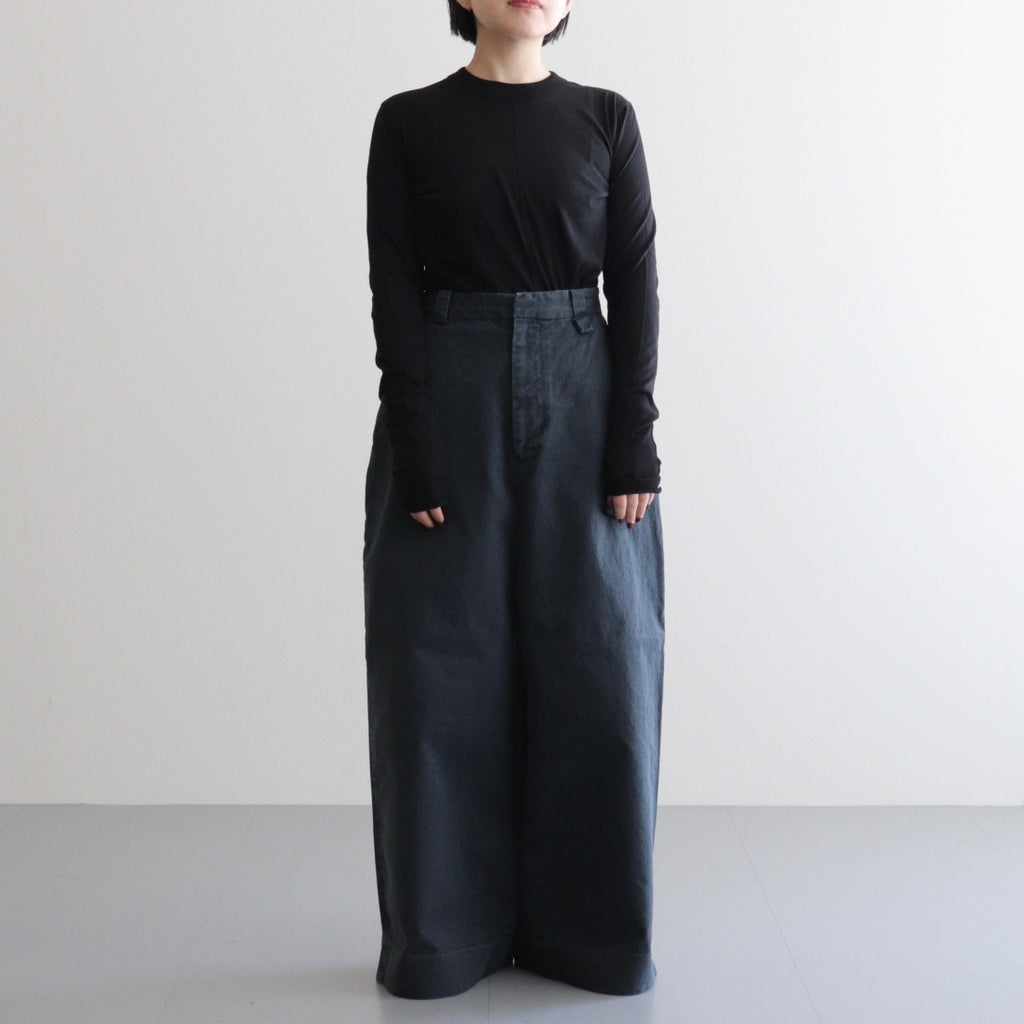 Cotton Cashmere Tee #BLACK [I25AW-CUT3]