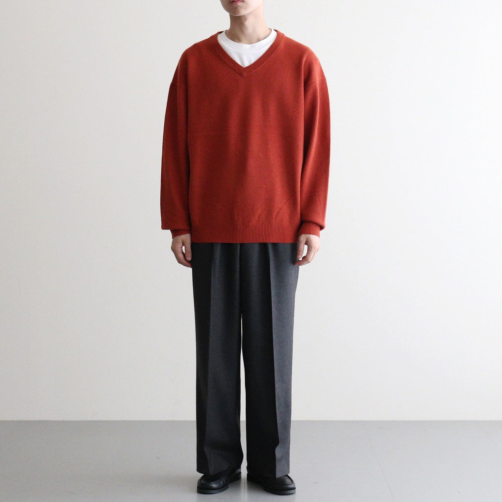 V Neck P/O #BRICK [2503-005] – ciacura