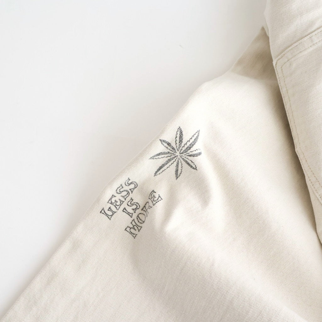 TATTOO FLASH PRINT MODERN DENIM WIDE CUT #ECRU [26440414]