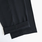 Tuck Wide Trousers #BLK [12610714]