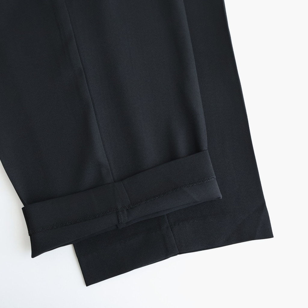 Tuck Wide Trousers #BLK [12610714]