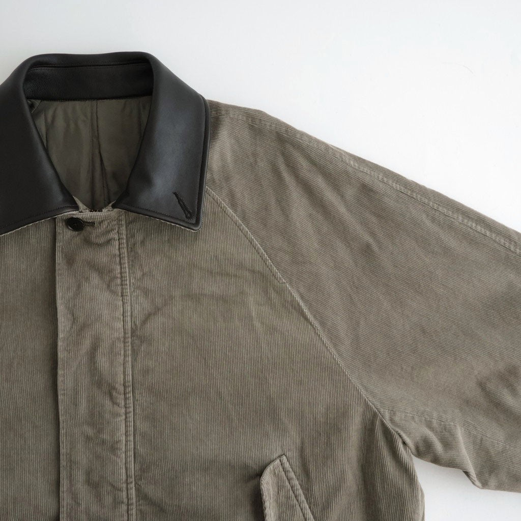 VINTAGE CORDUROY ZIP JACKET #TAUPE [ST.1581]