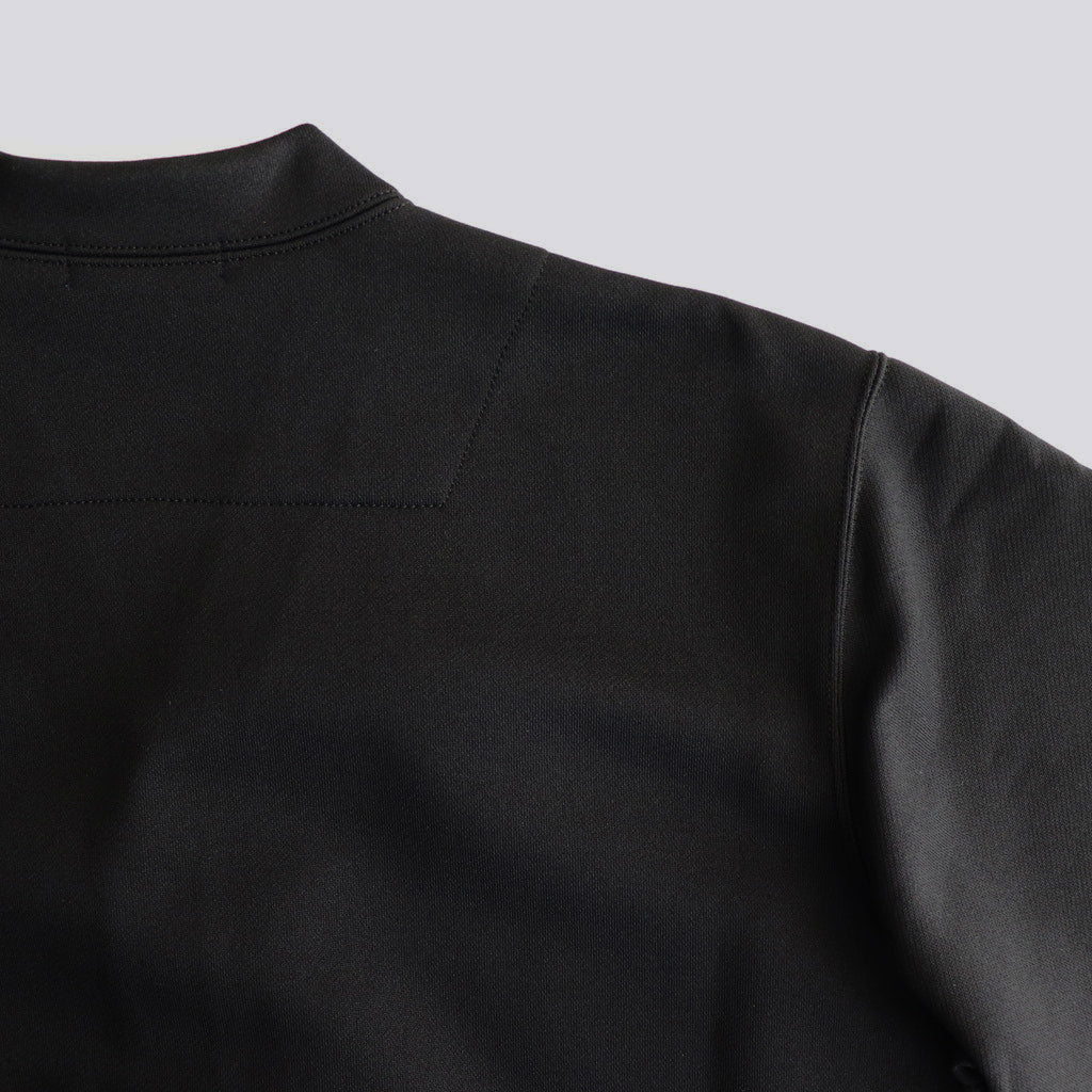 シルケット裏毛 カーディガン #BLACK [HN-T001-051]