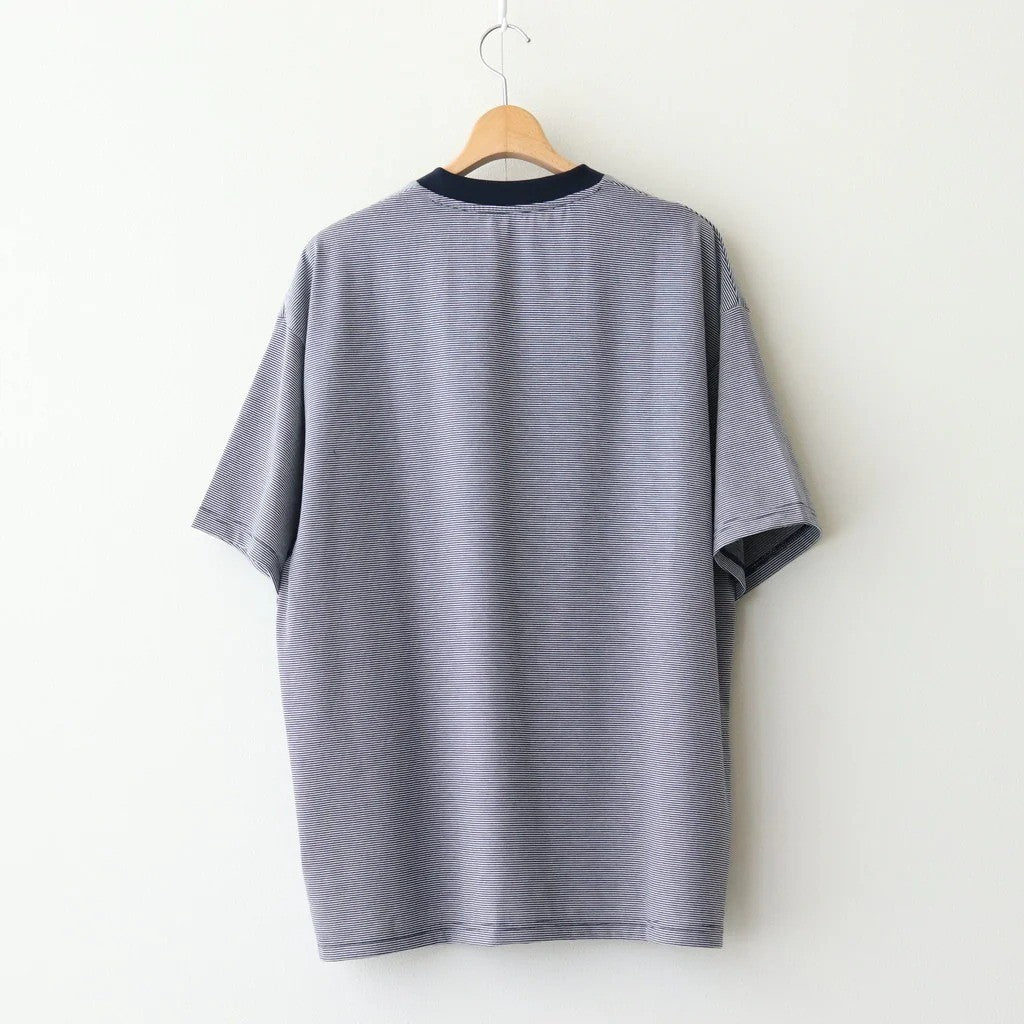 MICRO BORDER S/S TEE #WHITE×NAVY [FSC261-70167]