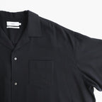 Viscose Viyella S/S Sleeping Shirt #BLACK [GM261-50457]