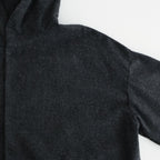 縮絨ウールワイドフーディー #CHARCOAL GRAY [D225-T391]