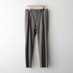 SUPER LIGHT WOOL TWO-TUCK SLACKS #TOP BROWN [A26AP03OS]
