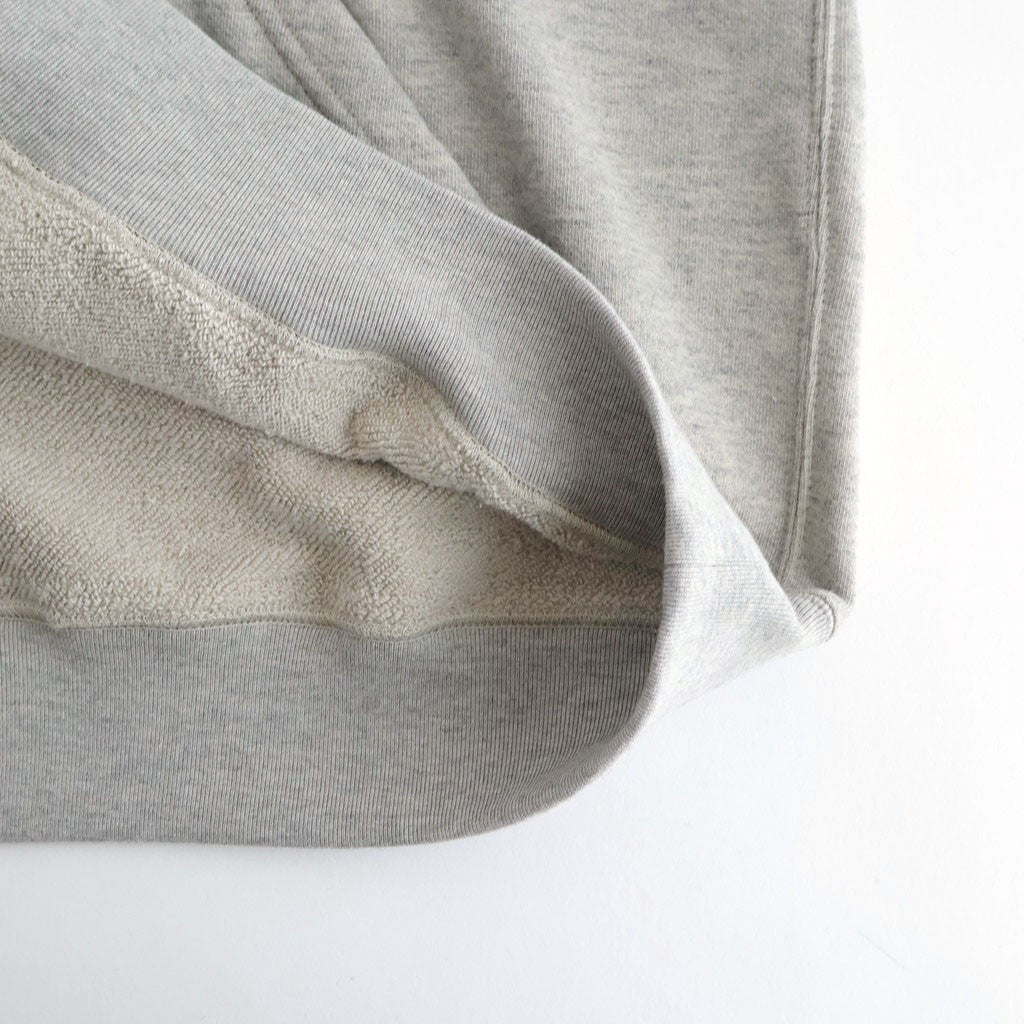 COTTON CASHMERE SWEAT ZIP HOODY #GREY [ST.1469]