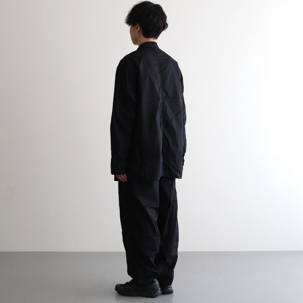 Garment Dyed Typewriter Oversized Jacket #BLACK [GM243-20087]