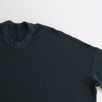 FSSOT | 製品染 30/-スパンポリエステルワッフル クルーネックオーバーサイズプルオーバー #DARK GREY [GE_FR1203TF]