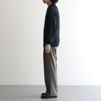 CASHMERE NEP KNIT POLO #MIX BLACK [A26AP02NE]