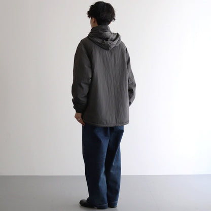 DETACHABLE MILYTARY BLOUSON #CHARCOAL [YK24FW0767B]