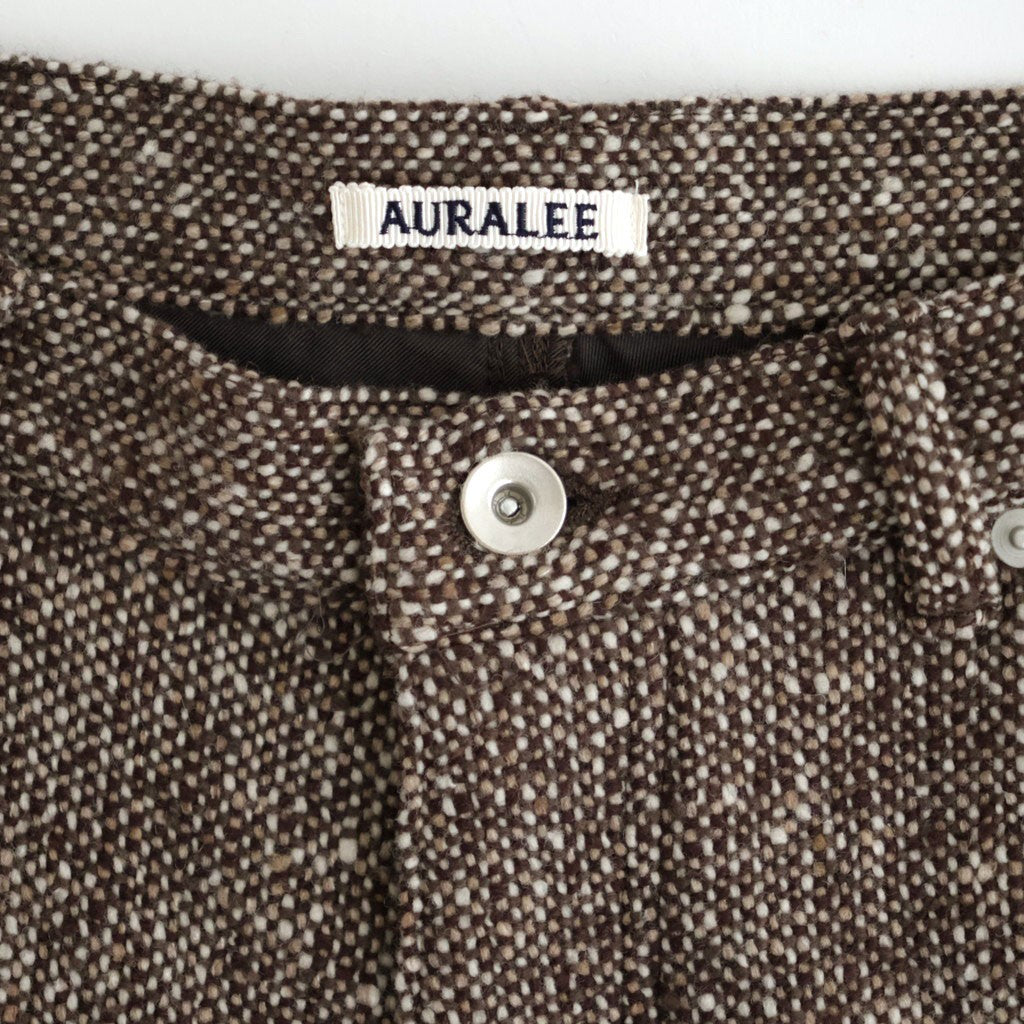 HOMESPUN TWEED PAINTER PANTS #MIX BROWN [A26AP03HT]
