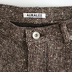 HOMESPUN TWEED PAINTER PANTS #MIX BROWN [A26AP03HT]