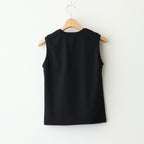 SUVIN 60/2 TANK TOP #BLACK [KKAGGM0014]