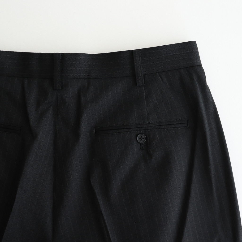 ウールエステルヘリンボーントラウザーズ #BLACK [HP-P001-051]