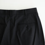 ウールエステルヘリンボーントラウザーズ #BLACK [HP-P001-051]