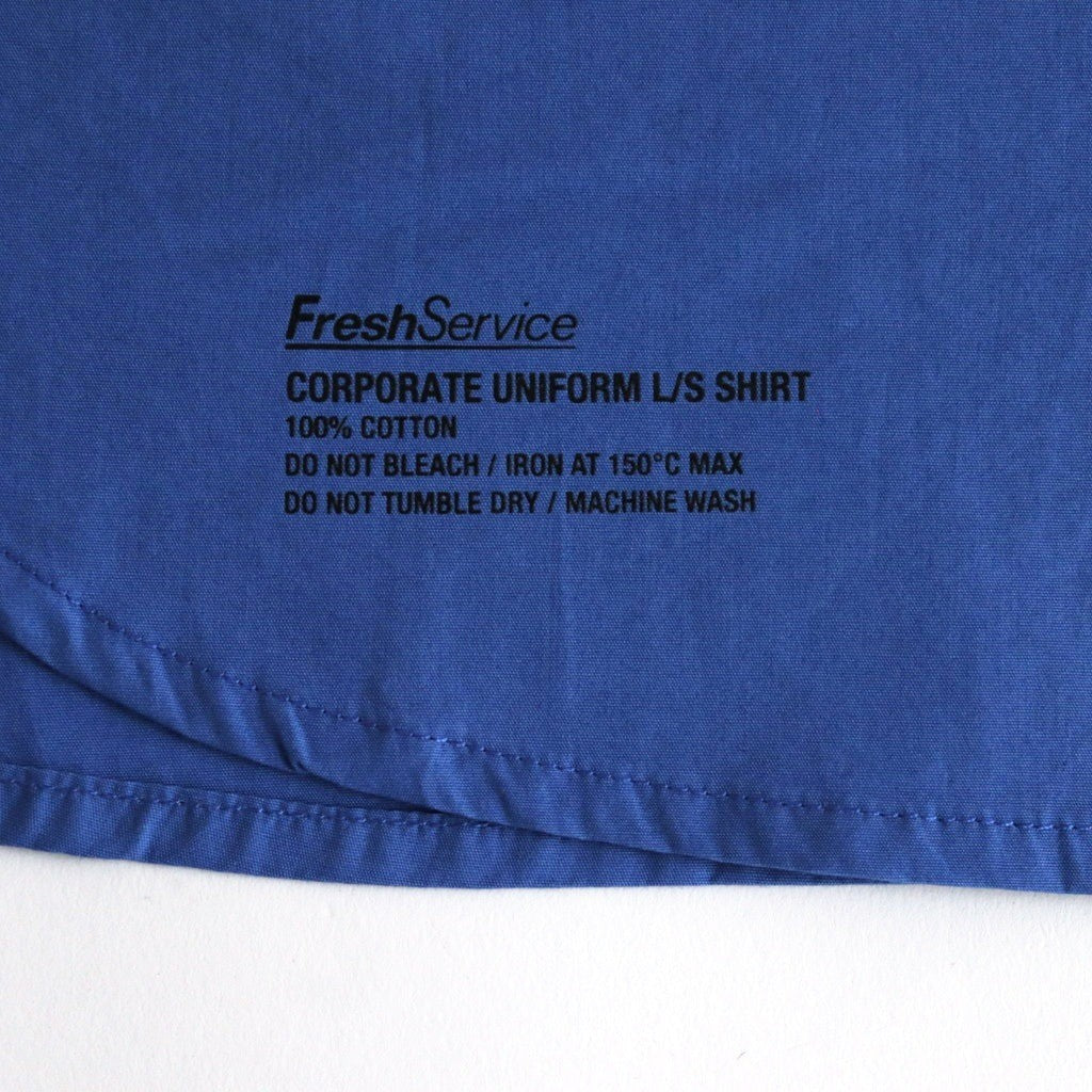 CORPORATE UNIFORM L/S SHIRT #BLUE [FSC254-50021B]