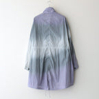 SPRAY PRINTED NYLON SNOWPARKA #MIST GREEN [YK23SS0462C]