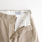 CHINO CLOTH PANTS WIDE #beige [65608]