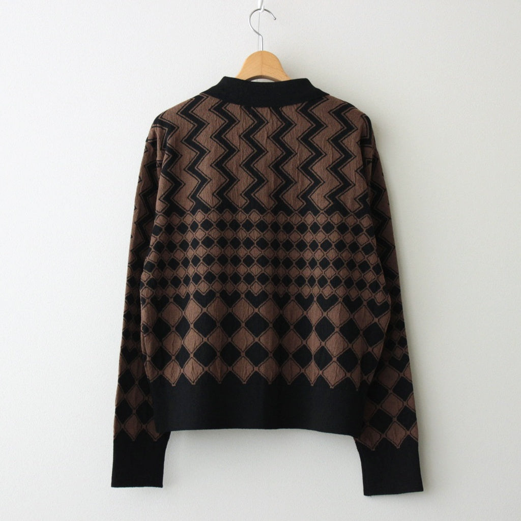 KUBA KNIT SWEATER #BLACK & BROWN [2541000601] – ciacura