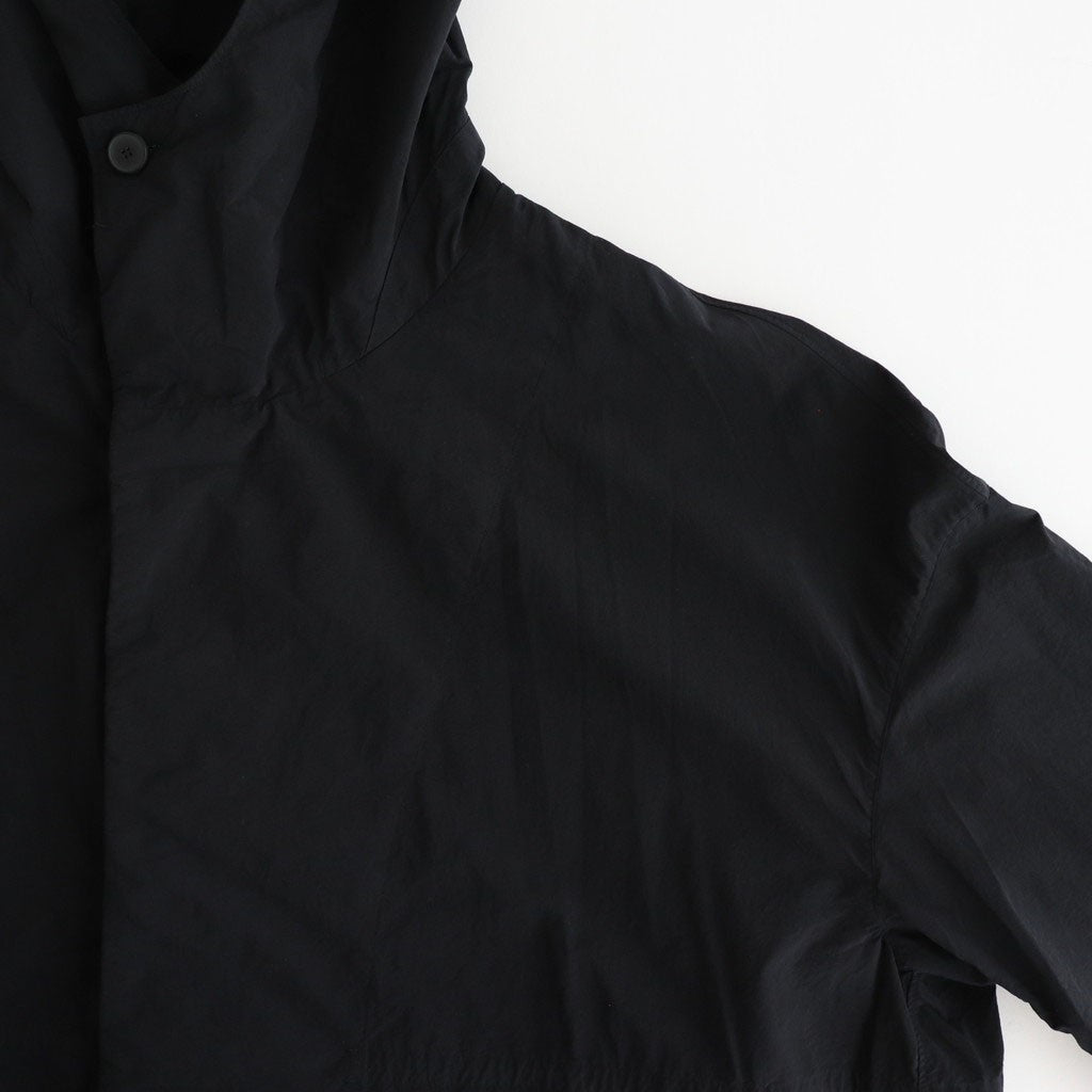 FMSTJK - ナイロンタッサー ガーメントダイ ショートモッズコート #95 Black [SN_FR1002JK]