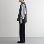 FLANNEL CHECK REVERSIBLE VEST #DARK NAVY [FSC253-30128]