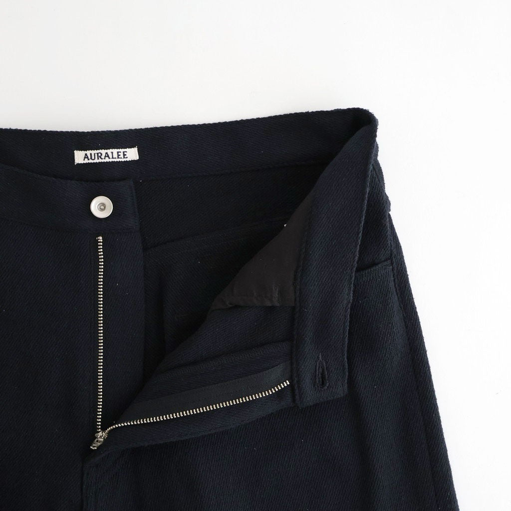SILK NEP DENIM 5P WIDE PANTS #BLACK [A26SP01SD] - ciacura 三重県