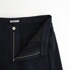 SILK NEP DENIM 5P WIDE PANTS #BLACK [A26SP01SD]