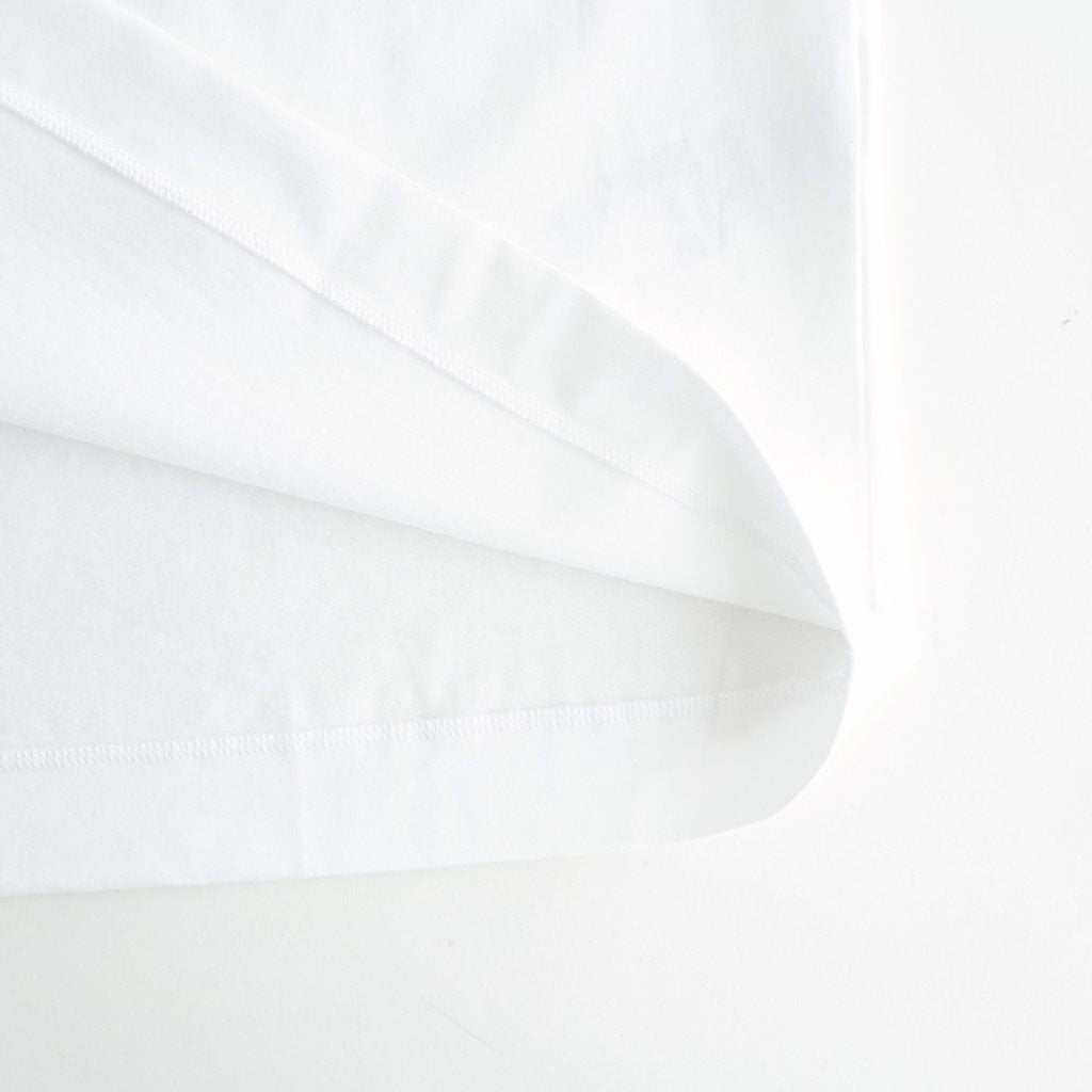 SUVIN 60/2 OVERSIZED T-SHIRT #WHITE [KKAGLM0015]