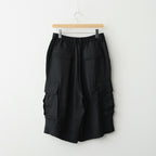 VIS/LI BRIGHT TWILL CARGO SHORT TROUSERS #BLACK [ST.1458]