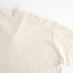 HIGH GAUGE TUSSAH SILK KNIT SKIPPER POLO #IVORY [A26SP02SJ]