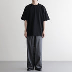 SUVIN 60/2 OVERSIZED T-SHIRT #BLACK [KKAGLM0015]