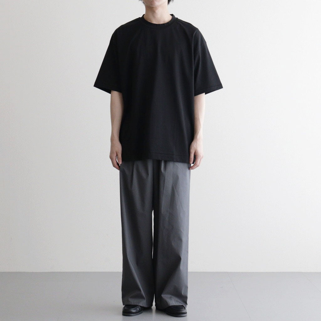 SUVIN 60/2 OVERSIZED T-SHIRT #BLACK [KKAGLM0015]