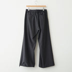 Wool Washer Tropical 2pleated Easy Trousers #CARBON [YK26SS01173P]