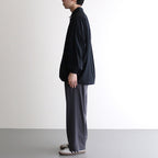 Seersucker Pullover Shirt #BLACK [GU251-50063]